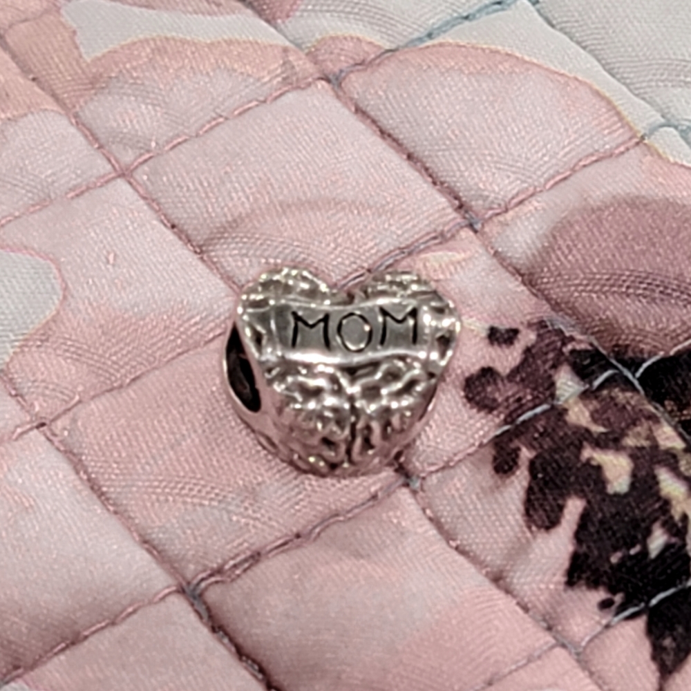 BRIGHTON RETIRED HEART BEAD SLIDER CHARM NWOT